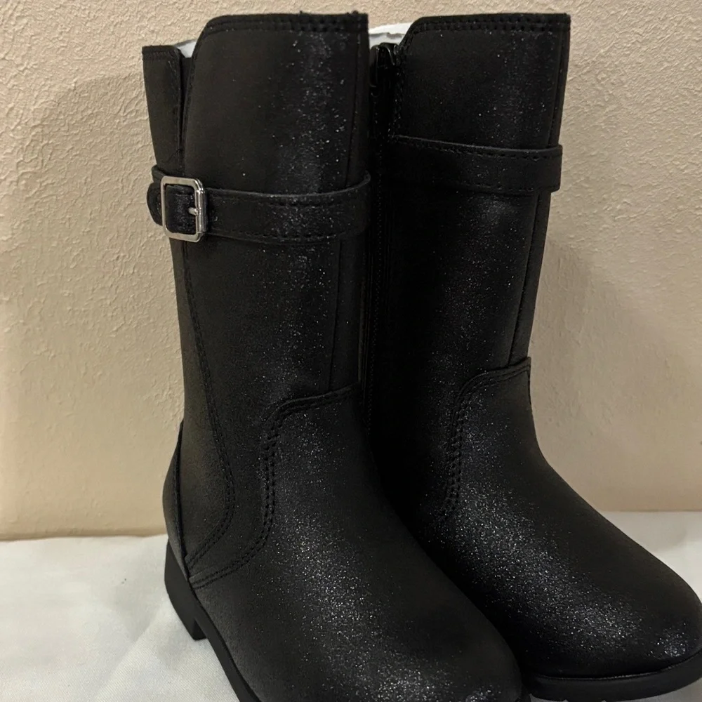 Josephine Stride Rite Black Ankle Booties Size 7M girl New  without box